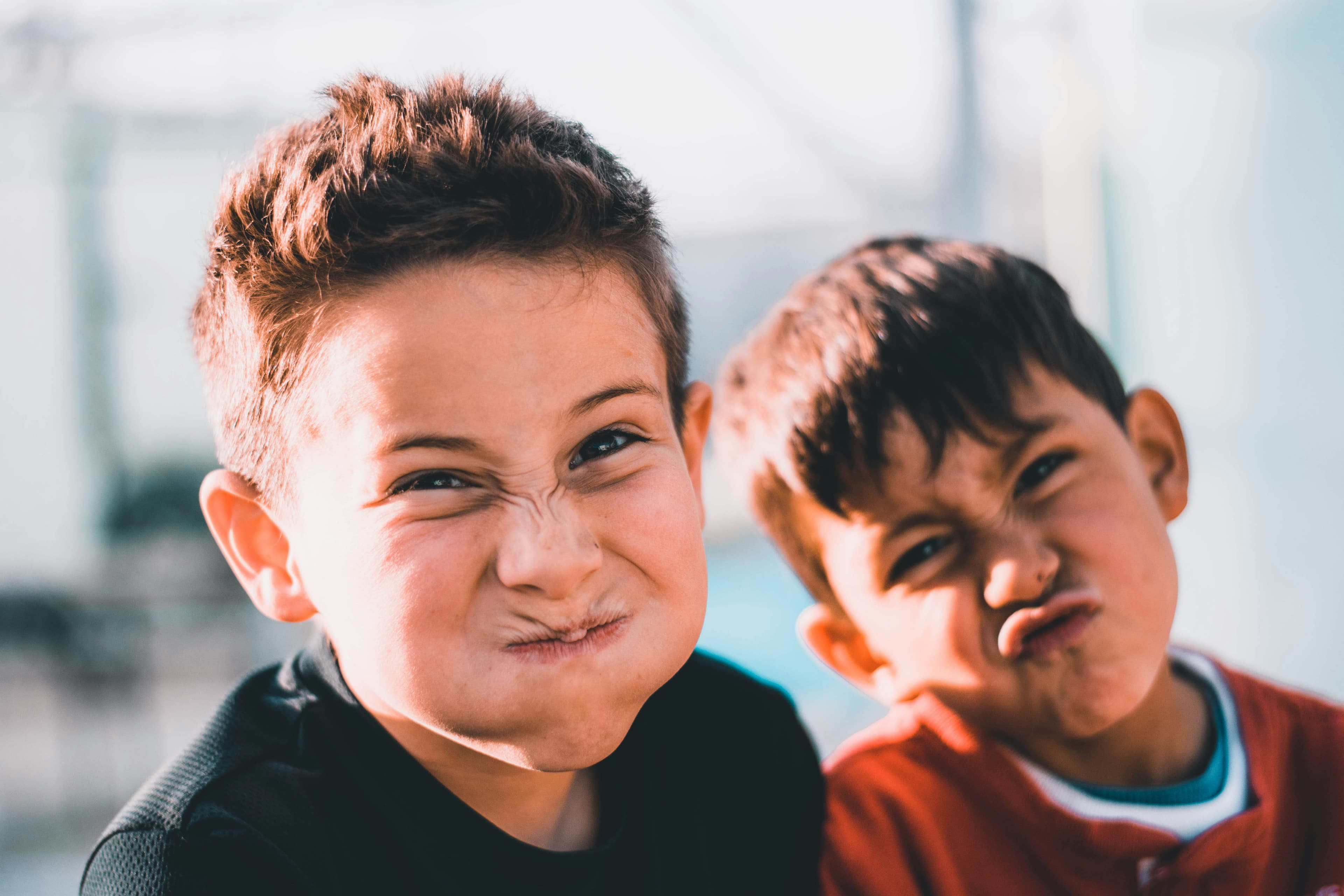 Kids at camp having fun